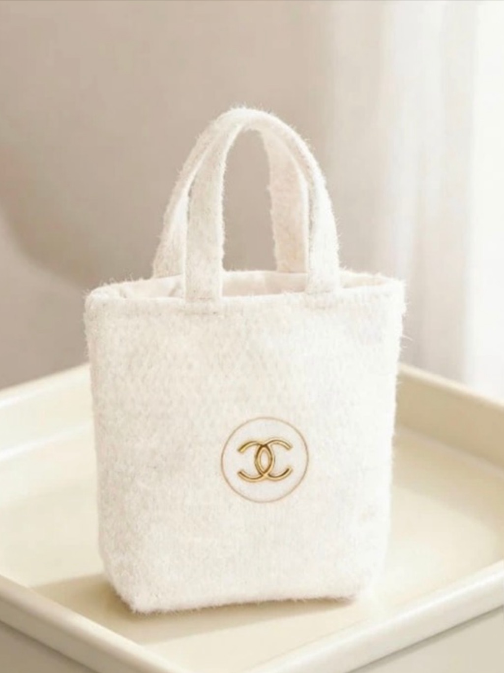 New Gwp Ivory Mini Tote Bag
